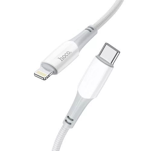 Hoco X70 Ferry Type C - iPhone Lightning adat- és töltőkábel PD 20W 1m fehér