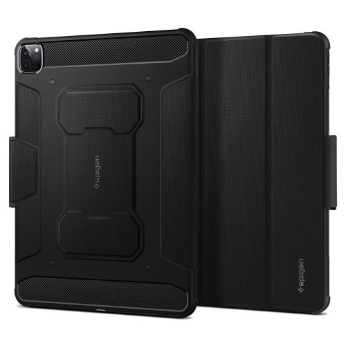 iPad Pro 12.9 2021 Spigen Rugged Armor Pro hátlap tok fekete