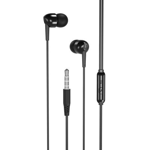 XO EP37 fülhallgató 3,5mm-es jack csatlakozós fekete
