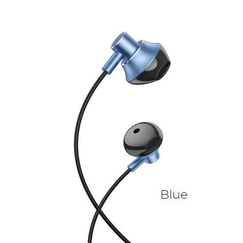 Hoco M75 Belle fülhallgató 3,5mm-es jack csatlakozós kék