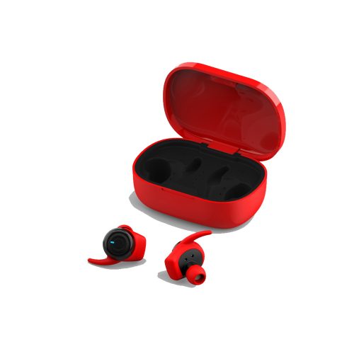 Forever 4Sport TWE-300 vezeték nélküli Bluetooth fülhallgató piros