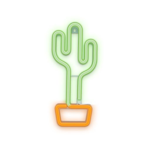 Forever FLNEO2 Light Neon LED fény USB kaktusz narancssárga/zöld