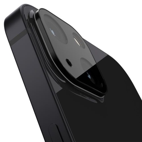 iPhone 13 Mini / 13 Spigen Optik kamera lencse védő edzett üvegfólia 2 darab fekete