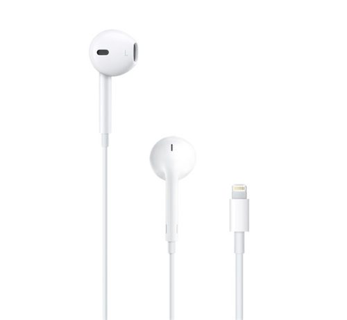Apple iPhone EarPods Lightning csatlakozóval, mikrofonnal MMTN2ZM/A - Fehér (ECO csomagolás)