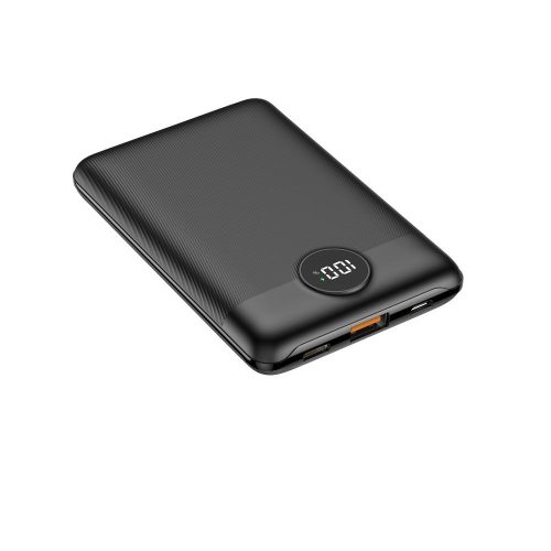 VEGER S11 Power Bank 10 000mAh LCD Quick Charge PD22,5W fekete