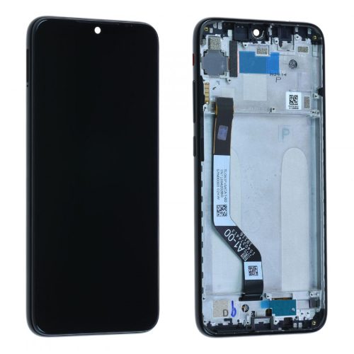 Xiaomi Redmi Note 7 komplett LCD kijelzővédő érintőpanellel fekete