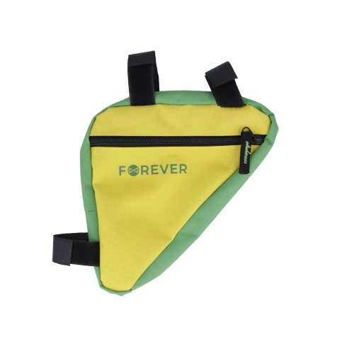 Forever Outdoor FB-100 bicikivázra rögzíthető táska sárga-zöld