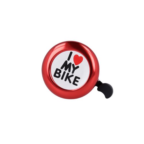 "I love my bike" biciklicsengő piros