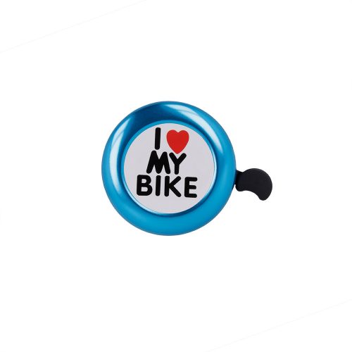 "I love my bike" biciklicsengő kék