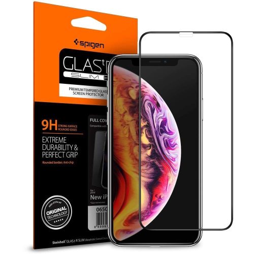 Spigen Glass FC Apple iPhone (2020)/8/7 Tempered kijelzővédő fólia, fekete