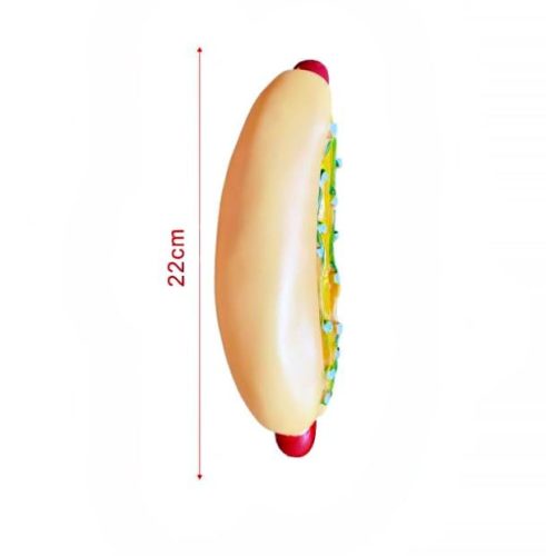 Fogápoló, rágcsálható kutyajáték - Hot dog
