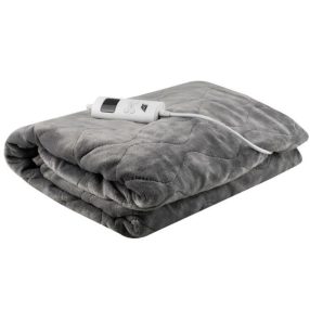 Elektromos fűthető takaró 180x130 cm szürke