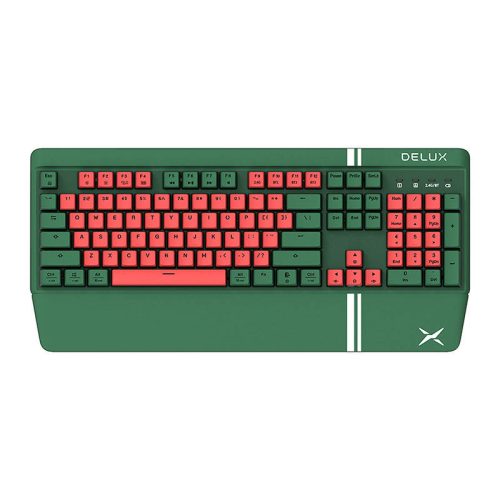 Gaming Keyboard Delux KM17DB (green&red)
