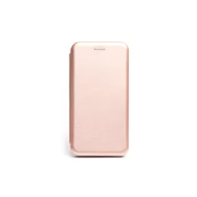 ÍVELT MÁGNESES NOTESZ TOK IPHONE 12 / 12 PRO 6.1 ROSE GOLD