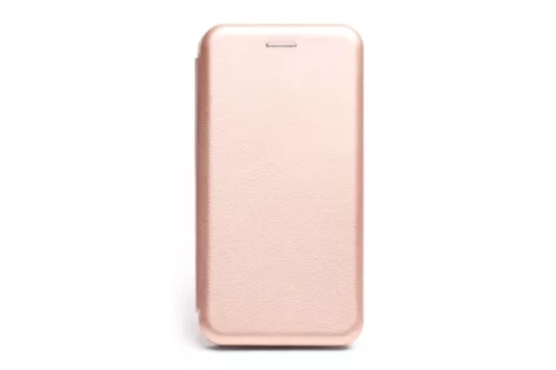 ÍVELT MÁGNESES NOTESZ TOK IPHONE 12 / 12 PRO 6.1 ROSE GOLD