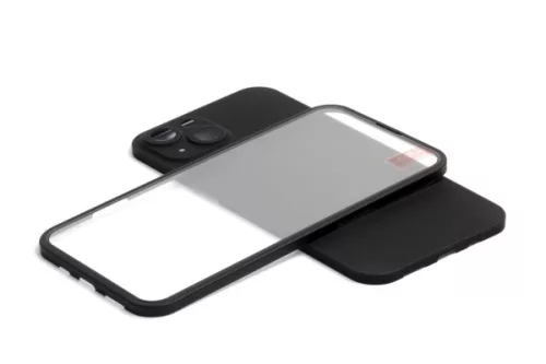 360 FULL BODY IPHONE 13 6.1 TPU TOK + ÜVEGFÓLIA FEKETE