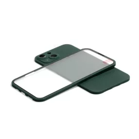 360 FULL BODY IPHONE 13 6.1 TPU TOK + ÜVEGFÓLIA Z&Ouml;LD