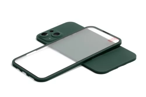 360 FULL BODY IPHONE 13 6.1 TPU TOK + ÜVEGFÓLIA Z&Ouml;LD