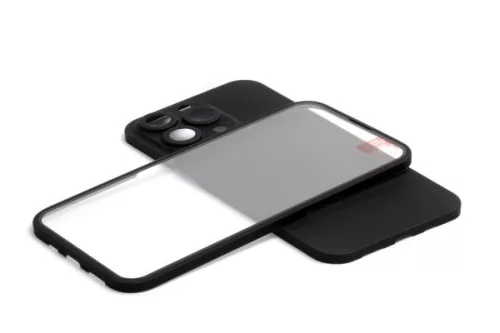 360 FULL BODY IPHONE 13 PRO MAX 6.7 TPU TOK + ÜVEG FÓLIA FEKETE