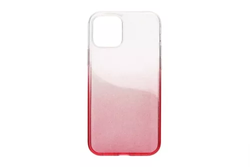 SZÍNÁTMENETES CSILLOGÓS TPU TOK IPHONE 12 PRO MAX 6.7 PIROS