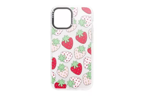 YOOUP IPHONE 11 PRO 5.8 MINTÁS TOK STRAWBERRY FEHÉR