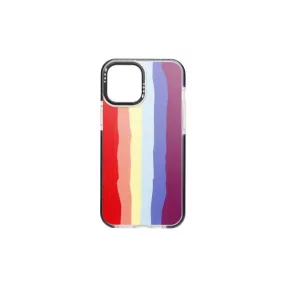 YOOUP IPHONE 11 PRO MAX 6.5 MINTÁS TOK RAINBOW FEKETE