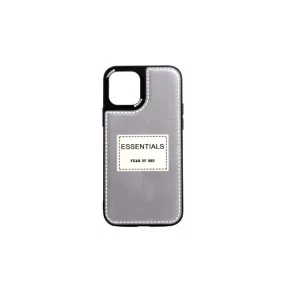 YOOUP IPHONE 12 / 12 PRO 6.1 PU BŐRTOK ES SZÜRKE