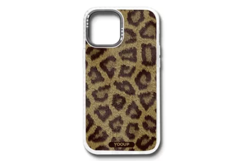 YOOUP IPHONE 12 PRO MAX 6.7 MINTÁS TOK GEPÁRD FEHÉR