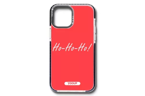 YOOUP IPHONE 13 6.1 MINTÁS TOK HOHOHO (KARÁCSONYI) FEKETE