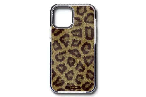 YOOUP IPHONE 13 MINI 5.4 MINTÁS TOK GEPÁRD FEKETE