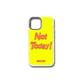 YOOUP IPHONE 13 MINI 5.4 MINTÁS TOK NOT TODAY FEHÉR