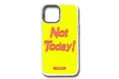 YOOUP IPHONE 13 MINI 5.4 MINTÁS TOK NOT TODAY FEHÉR