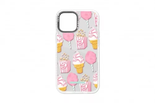 YOOUP IPHONE 13 PRO 6.1 MINTÁS TOK POPCORN FEHÉR