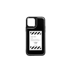 YOOUP IPHONE 13 PRO 6.1 PU BŐRTOK CSÍKOS FEKETE