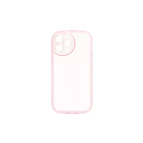   YOOUP ROUNDED TRANSPARENCY IPHONE 13 PRO MAX 6.7 TPU TOK PINK