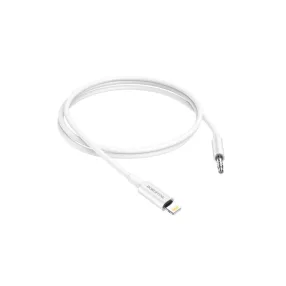   BOROFONE BL9 DIGITAL AUTDIO LIGHTNING / JACK KÁBEL 1 MÉTER FEHÉR