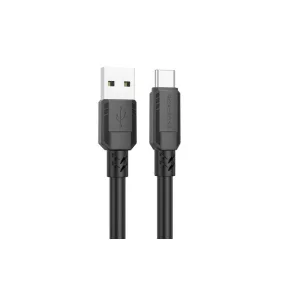 BOROFONE BX81 USB TYPE-CKÁBEL 1 MÉTER FEKETE