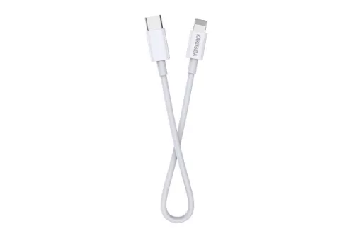 KAKUSIGA KSC-653 FEIYUE USB TYPE-C / LIGHTNING PD KÁBEL 25W 25CM FEHÉR