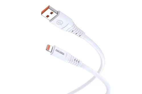KAKUSIGA KSC-803 QINGXIANG LIGHTNING KÁBEL 5A 1 MÉTER FEHÉR