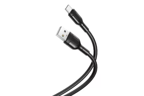 XO NB212 USB TYPE-C KÁBEL 2.1A 1 MÉTER FEKETE