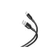 XO NB212 USB TYPE-C KÁBEL 2.1A 1 MÉTER FEKETE