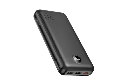 VEGER L30 (VP3008PD) PD 20W QC 3.0 POWER BANK 30000MAH FEKETE