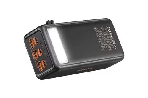 VEGER TANK BOOST (5001C) PD 130W POWER BANK 56000MAH FEKETE