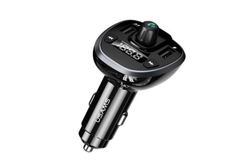 USAMS C21 CC115 SZIVARGYÚJTÓS GYORST&Ouml;LTŐVÉG 3.4A + FM TRANSMITTER FEKETE