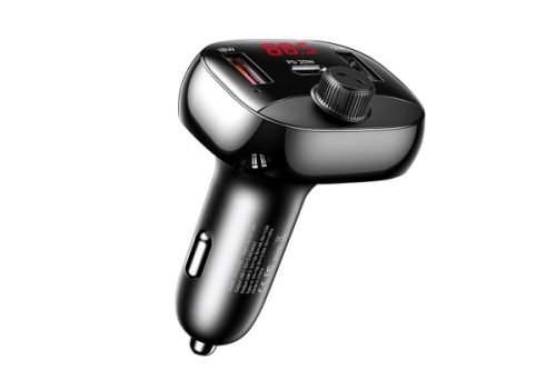 USAMS CC143 CC25 SZIVARGYÚJTÓS GYORST&Ouml;LTŐVÉG 50W + FM TRANSMITTER FEKETE