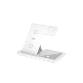 XO WX023 3 IN 1 WIRELESS GYORSTÖLTŐ ÁLLVÁNY FEHÉR