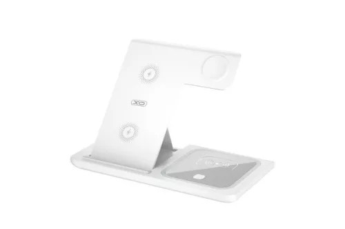 XO WX023 3 IN 1 WIRELESS GYORSTÖLTŐ ÁLLVÁNY FEHÉR