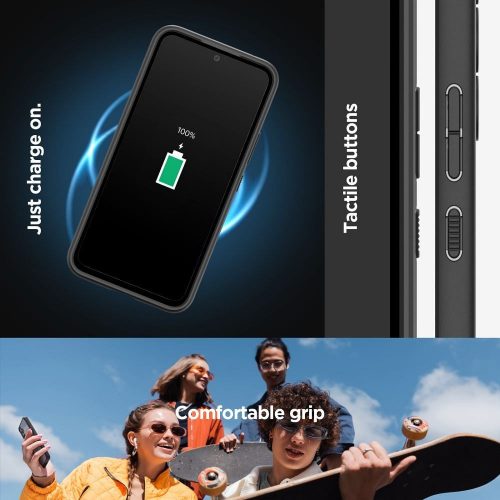 Samsung SM-A546 Galaxy A54 5G ütésálló hátlap - Spigen Ultra Hybrid - fekete/átlátszó