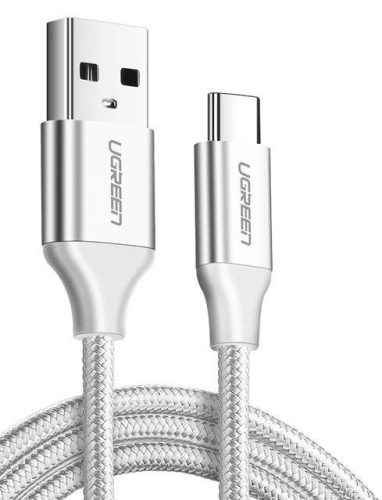 UGREEN USB–USB-C kábel, QC3.0, 1 m (fehér)