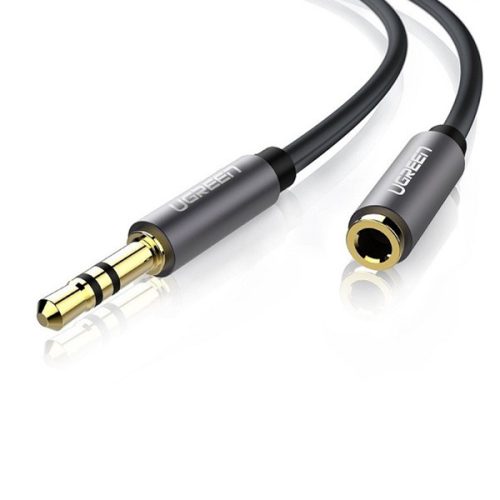UGREEN AV118 AUX jack audio hosszabbító kábel 3,5 mm, 1,5 m (fekete)